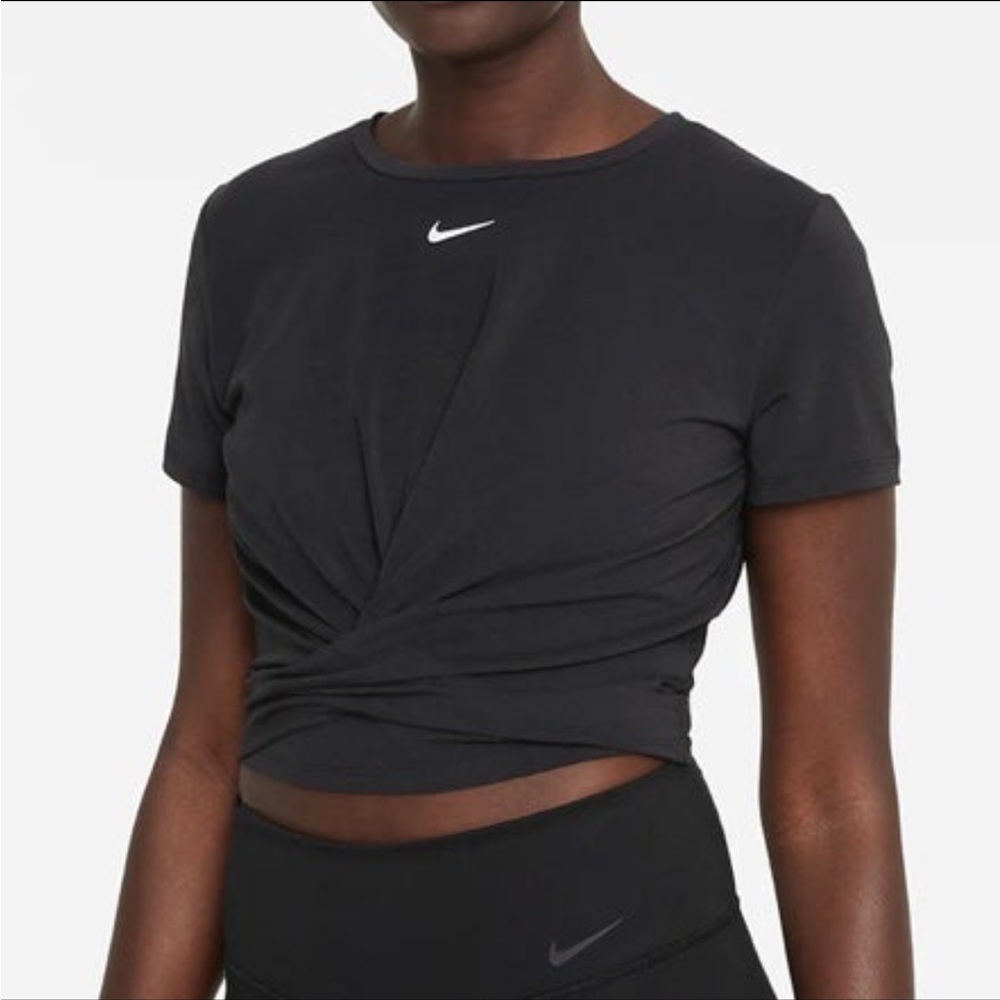 Nike Dri-FIT One Luxe Women's Twist Cropped Short-Sleeve Top